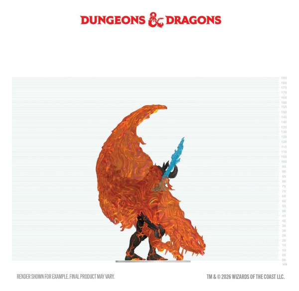D&D Icons of the Realms Boxed prepainted Miniatures Balor 20 cm 3