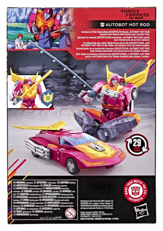 The Transformers: The Movie Studio Series Voyager Class Action Figure MTMTE Collection: Autobot Hot 1