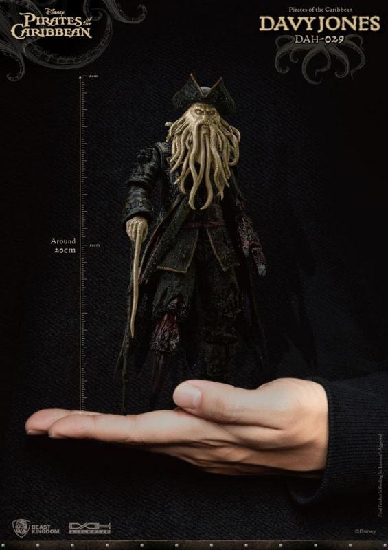 Pirates of the Caribbean: Davy Jones 1/9 Action Heroes Action Figure - Beast Kingdom Toys