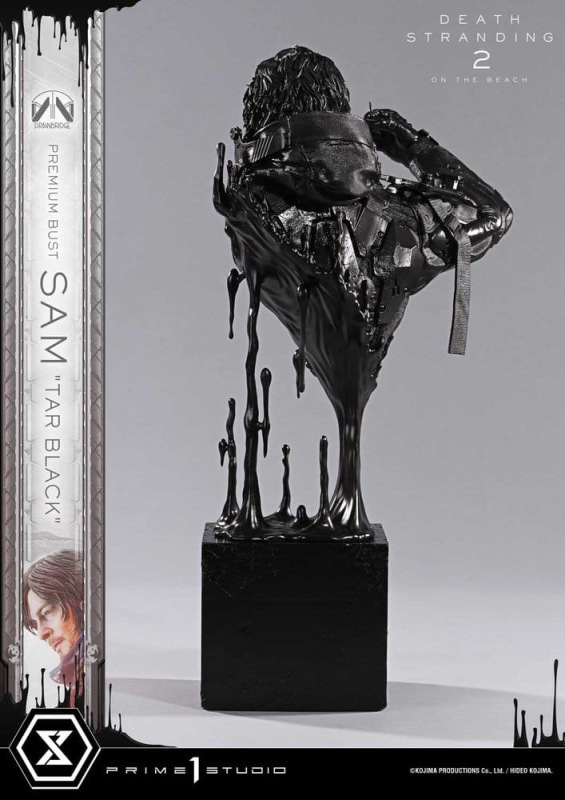 Death Stranding 2: On the Beach Premium Bust 1/3 Sam Tar Black 44 cm 5