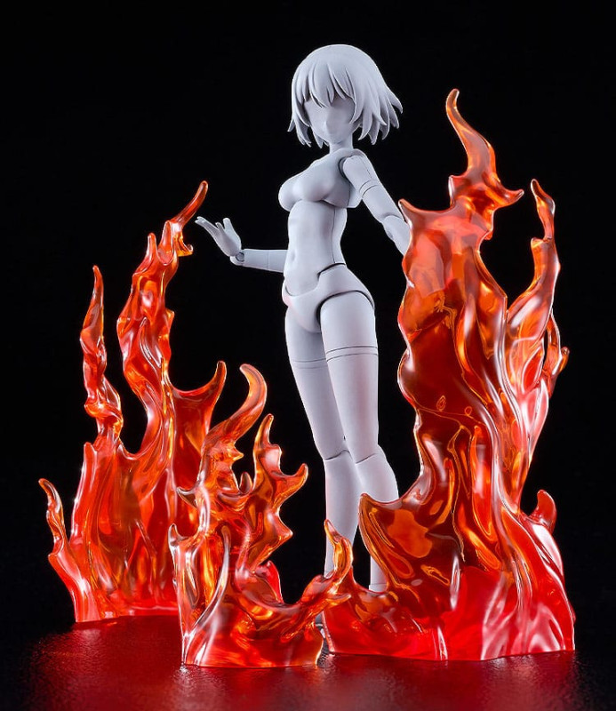 The Simple Effect Parts for Figures Flames: Red 5