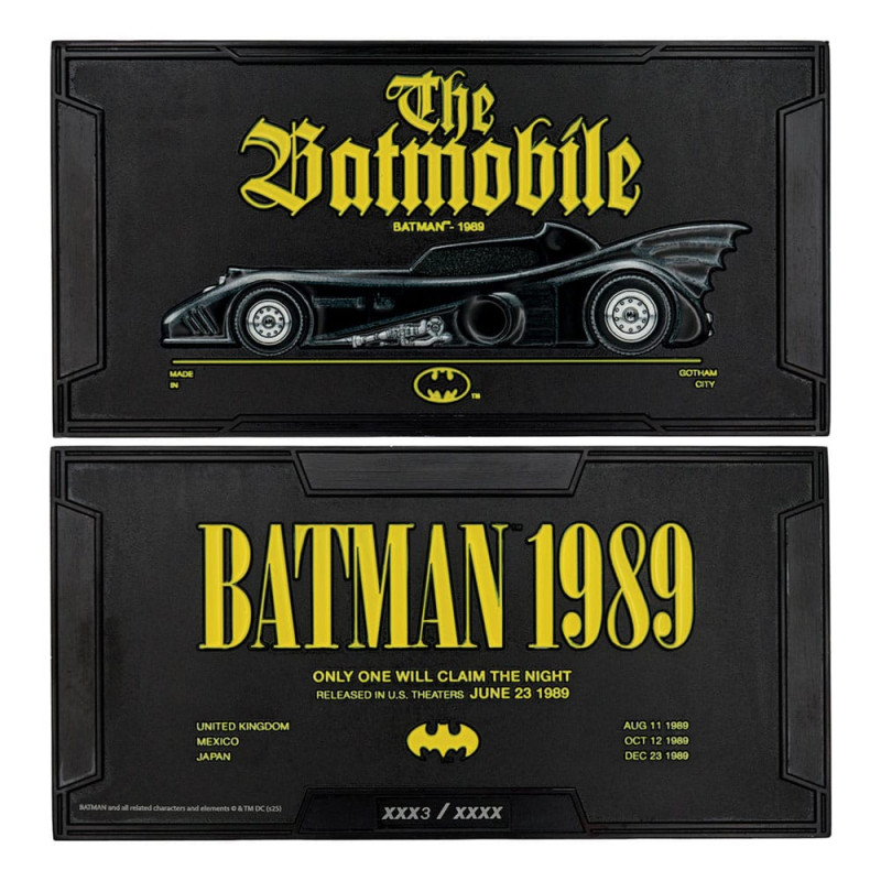 DC Comics Ingot Batman Batmobile XL Limited Edition 3