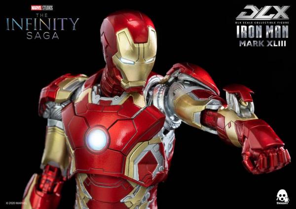 Infinity Saga: Iron Man Mark 43 1/12 DLX Action Figure - ThreeZero