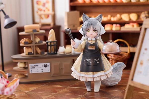 Decorated Life Collection PVC Statue Tea Time Cats - Cat Town Bakery Staff & Customer Set 12 cm