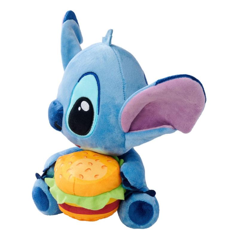 Lilo & Stitch Plush Figure Stitch with Burger 25 cm 2