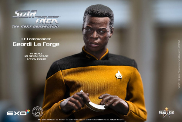 Star Trek: The Next Generation Action Figure 1/6 Lt. Commander Geordi La Forge (Essentials Version) 2