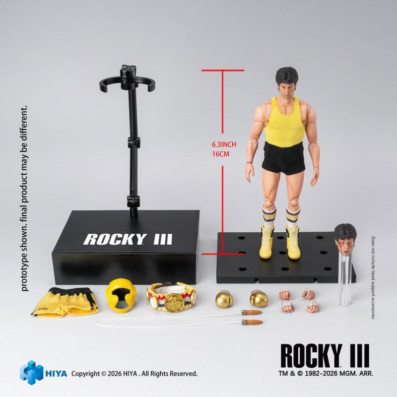 Rocky III Exquisite Super Action Figure 1/12 Rocky Boxer Version 16 cm 7