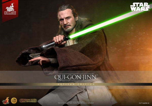 Star Wars: The Phantom Menace Movie Masterpiece Action Figure 1/6 Qui-Gon Jinn (Artisan Edition) Hot 1