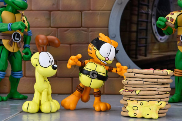 Teenage Mutant Ninja Turtles (Archie Comics) x Garfield Action Figure 2-Pack Ultimate Garfello & Odi 12