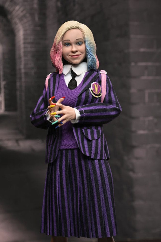 Wednesday Action Figures 2 Pack Wednesday Addams (Nevermore Uniform) and Enid 20 cm 3