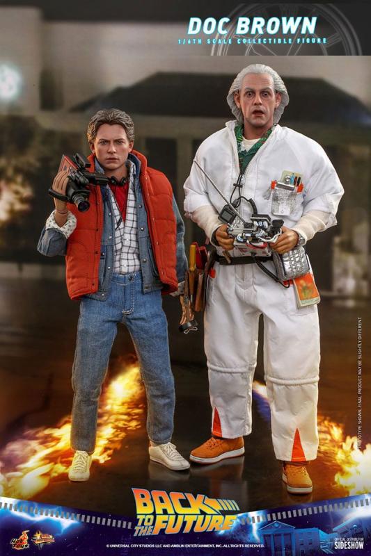 Back To The Future Movie Masterpiece Action Figure 1/6 Doc Brown 30 cm 5