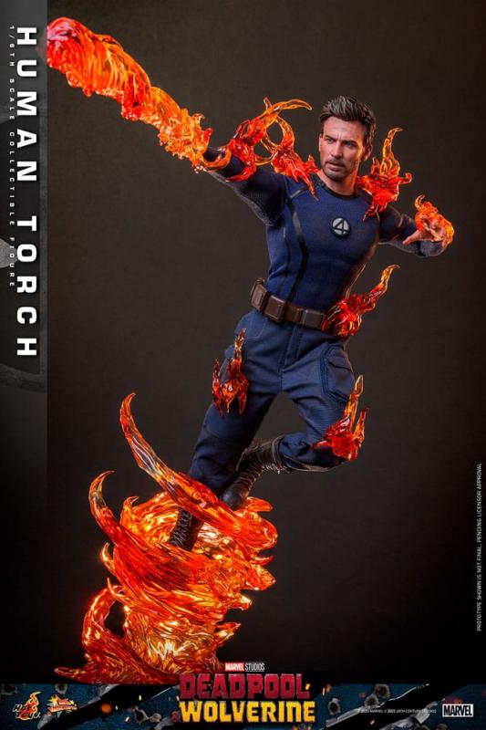 Deadpool & Wolverine Movie Masterpiece Action Figure 1/6 Human Torch 31 cm 3