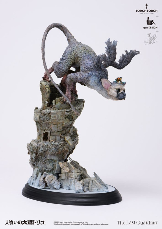 The Last Guardian Art Statue Trico by Akishi Ueda 50 cm 8