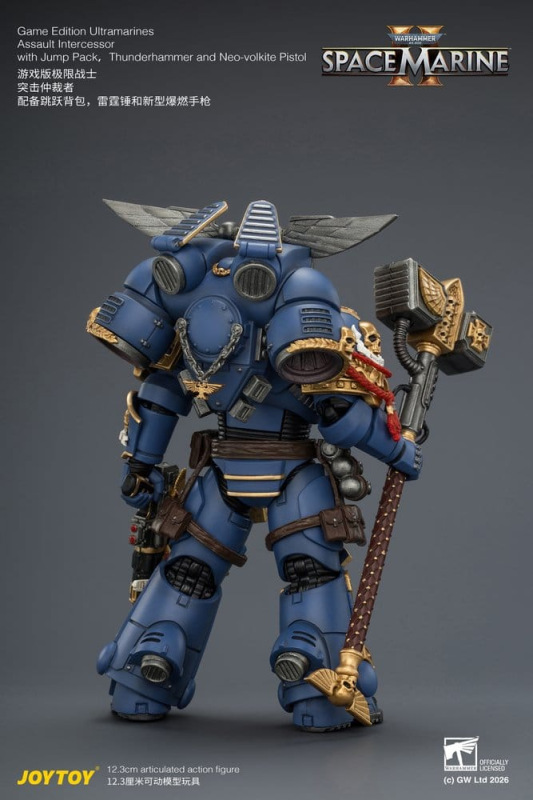Warhammer Action Figure Game Edition Ultramarines Assault Intercessor 12 cm 3