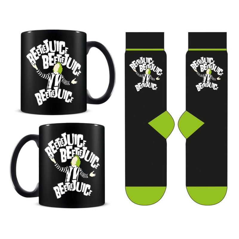 Beetlejuice Mug & Socks Set