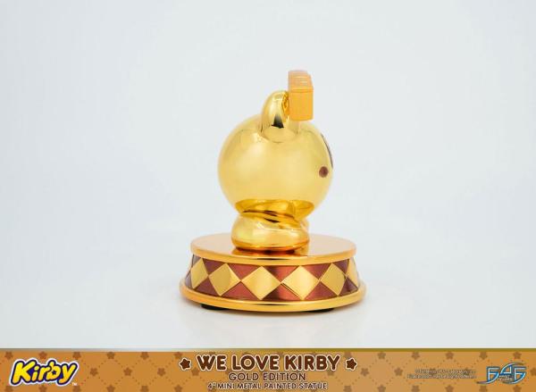 Kirby DieCast Statue We Love Kirby Gold Edition 10 cm 6