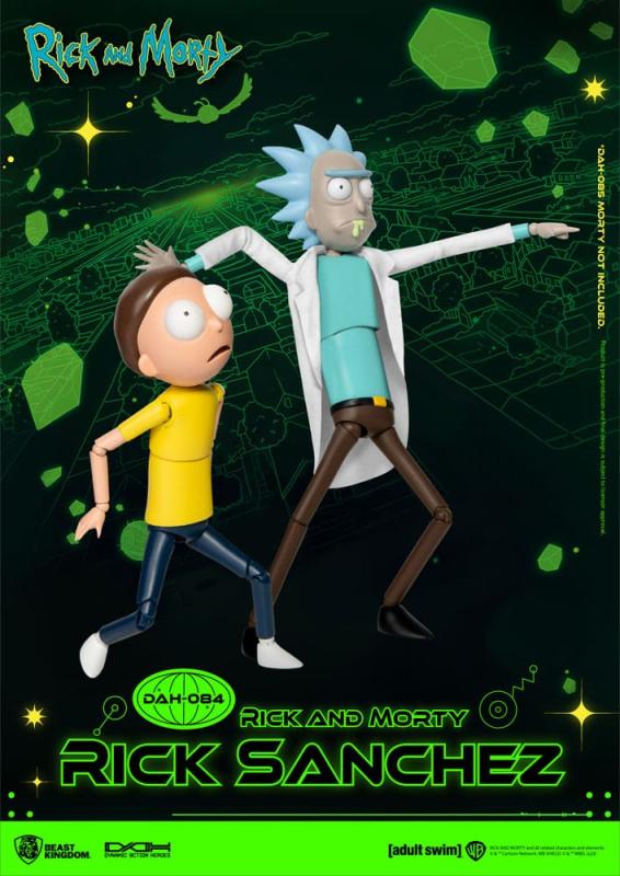 Rick and Morty: Rick Sanchez 1/9 Dynamic 8ction Heroes Action Figure - Beast Kingdom Toys