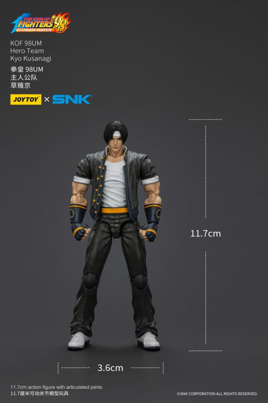 The King Of Fighters '98 Action Figure Hero Team Kyo Kusanagi 12 cm 11