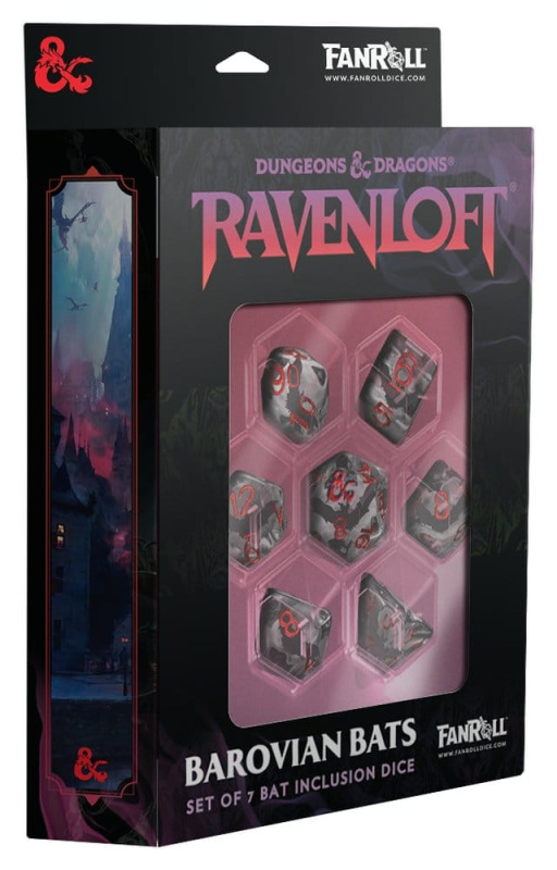 Dungeons & Dragons Ravenloft Dice Set Inclusion Bats (7) 1