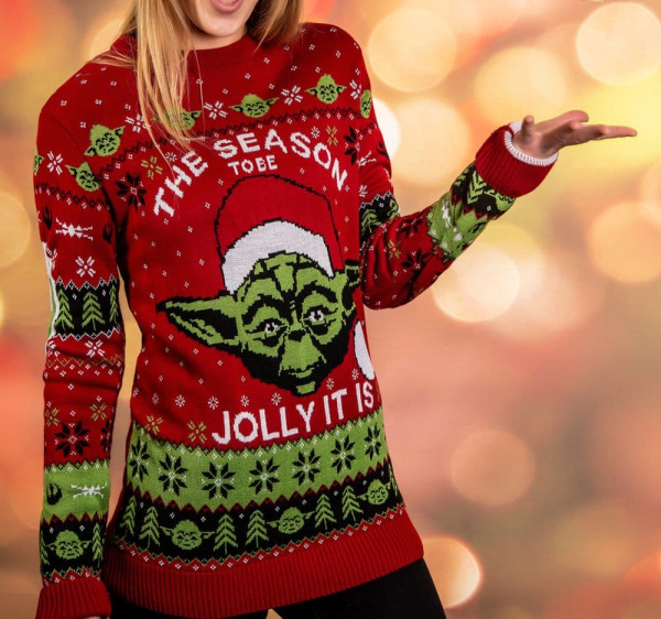 Star Wars Christmas Sweater Yoda Size M 1