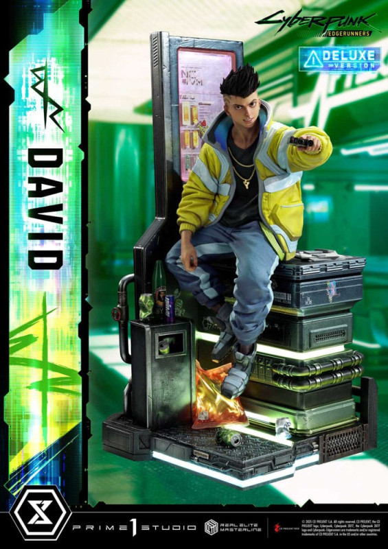Cyberpunk: Edgerunners Real Elite Masterline Series Statue 1/4 David Bonus Version 58 cm 4