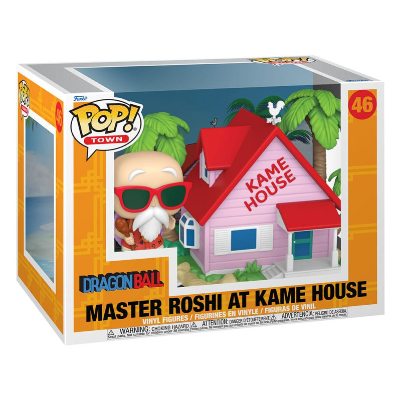 Dragon Ball POP! Town Vinyl Figure Kame House w/Master Roshi 9 cm 1