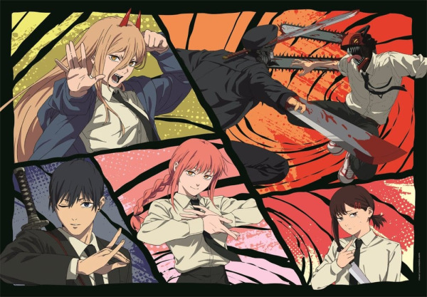 Chainsaw Man Anime Puzzle Collection Jigsaw Puzzle Chainsaw Man Frames (500 pieces) 1