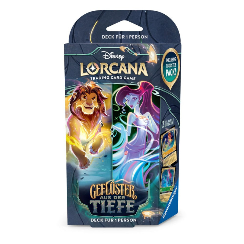 Disney Lorcana TCG Geflüster aus der Tiefe Starter Decks Display (8) *German Edition* 2