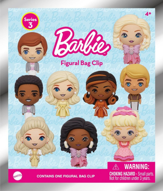 Barbie 3D PVC Bag Clips Series 3 Display (24) 2