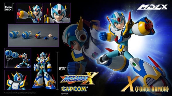 Mega Man X MDLX Action Figure Rockman / Mega Man Force Armor 12 cm 14