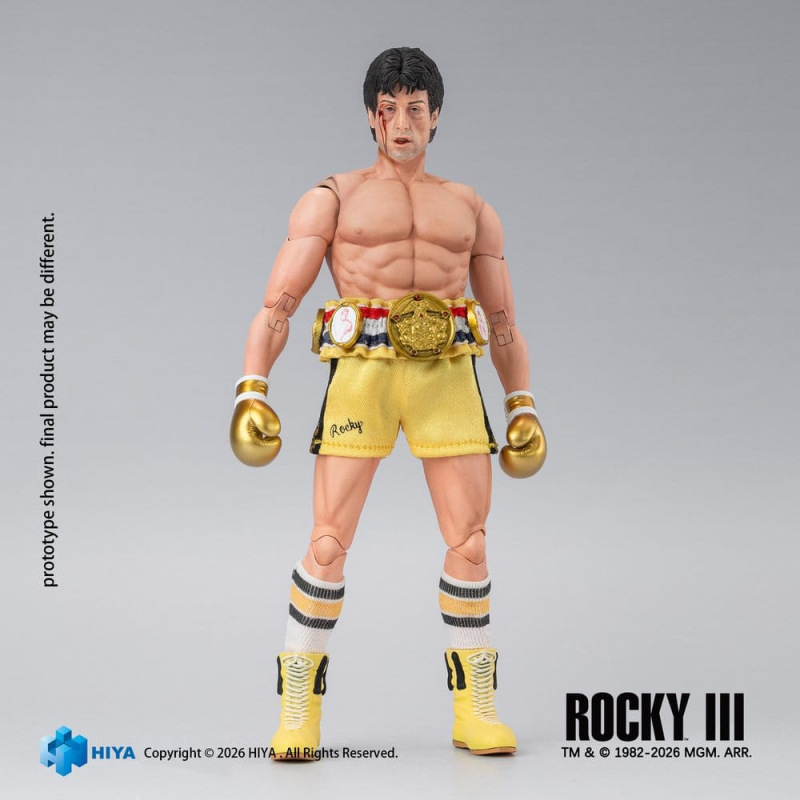 Rocky III Exquisite Super Action Figure 1/12 Rocky Boxer Version 16 cm 6