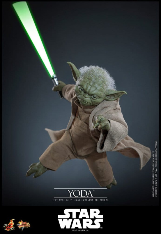 Star Wars: Revenge of the Sith Movie Masterpiece Action Figure 1/6 Yoda 14 cm 10