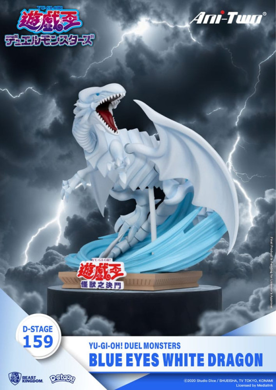 Yu-Gi-Oh! Duel Monsters D-Stage PVC Diorama Blue Eyes White Dragon 15 cm 1