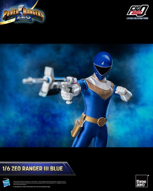 Power Rangers Zeo FigZero Action Figure 1/6 Ranger III Blue 30 cm 6