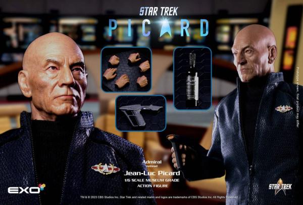 Star Trek Picard:  Jean-Luc Picard 1/6 Action Figure - Exo-6