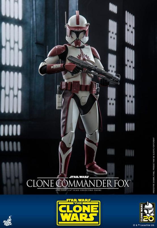 Star Wars The Clone Wars: Clone Commander Fox 1/6 Action Figure - Hot Toys