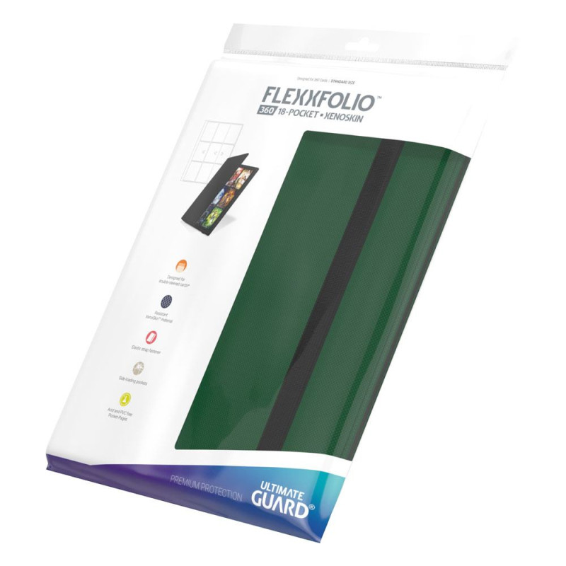 Ultimate Guard Flexxfolio 360 18-Pocket Xenoskin - Green 7