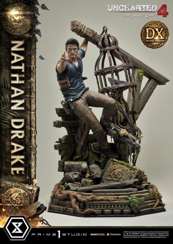 Uncharted 4: A Thief's End Ultimate Premium Masterline Statue 1/4 Nathan Drake Deluxe Bonus Version
