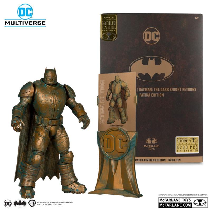 DC Multiverse Action Figure Armored Batman (Batman: The Dark Knight Returns) Patina Edition (Gold La