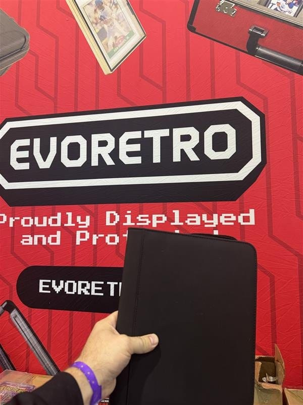 Evoretro Topload Cards Binder 2x2 160 Cards Black 24.4 x 19.1 cm 1