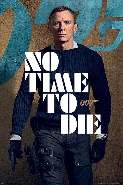 James Bond No Time To Die Poster James Stance 61 x 91 cm