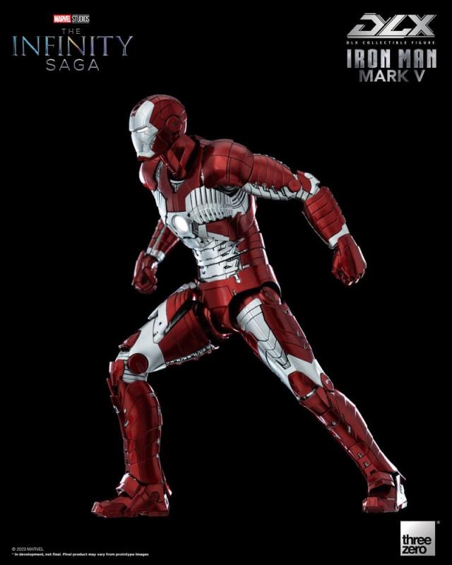 Infinity Saga DLX Action Figure 1/12 Iron Man Mark 5 17 cm 8