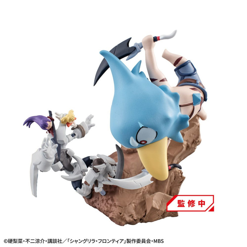 Shangri-La Frontier Petitrama EX Series Trading Figure 3-Set Shangri-La Frontier vs Monster Diorama 4