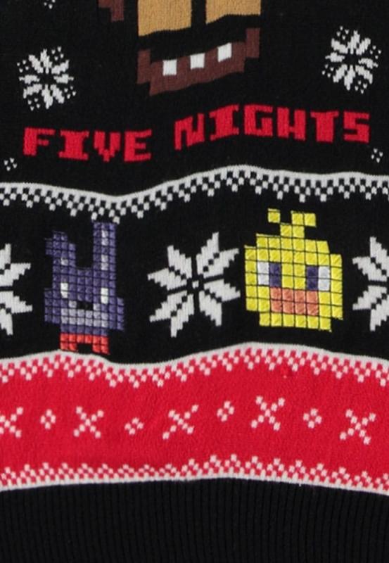 Five Nights at Freddy's Sweater Survived Five Nights (Christmas Jumper) Size XL 2