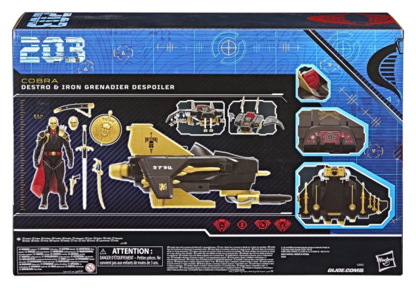 G.I. Joe Classified Series Action Figure and Vehicle Set #203 Destro & Iron Grenadier Despoiler 15 c 1