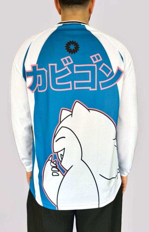 Pokemon Sweater Soccer Jersey Snorlax Size S