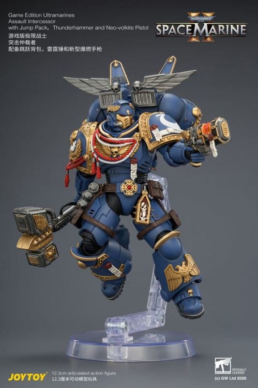 Warhammer Action Figure Game Edition Ultramarines Assault Intercessor 12 cm 7
