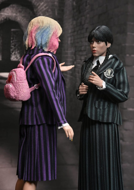 Wednesday Action Figures 2 Pack Wednesday Addams (Nevermore Uniform) and Enid 20 cm 4