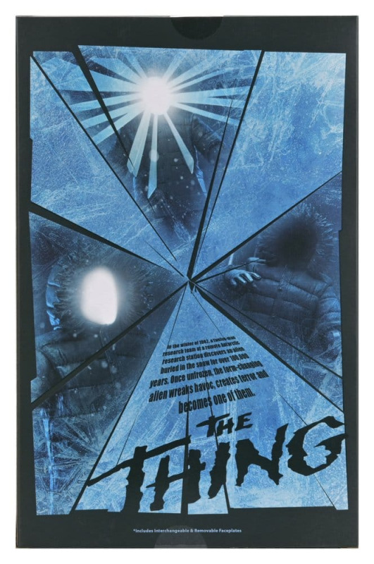 The Thing Clothed Action Figure The Thing Poster Series 18 cm 3