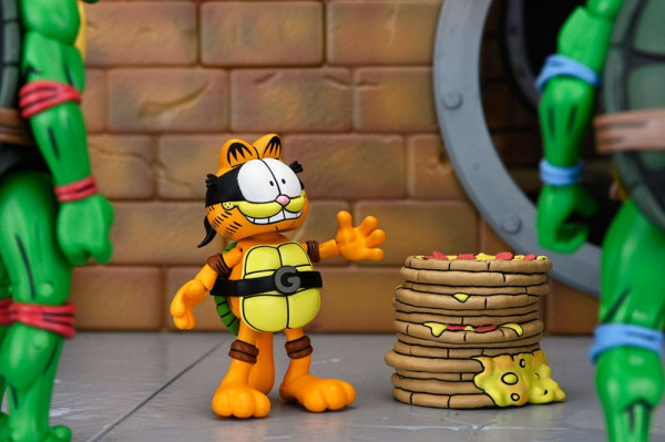 Teenage Mutant Ninja Turtles (Archie Comics) x Garfield Action Figure 2-Pack Ultimate Garfello & Odi 8
